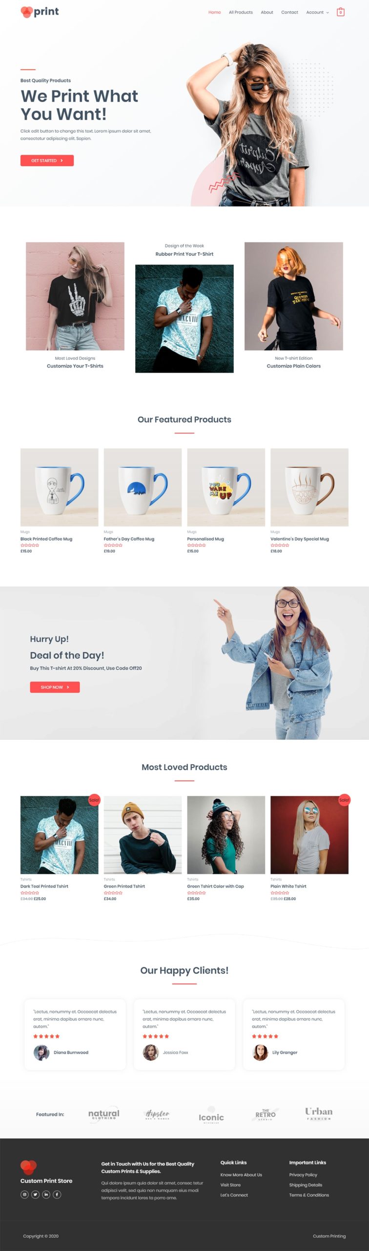 Web design template | ecommerce | business website 11