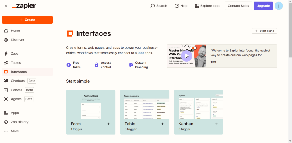 zapier templates