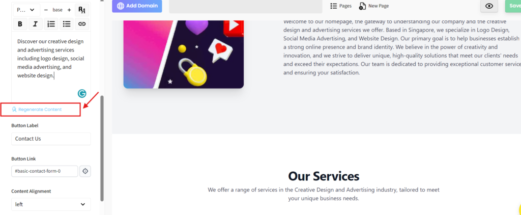AI Website Builder: Hostinger VS SitesGPT 4
