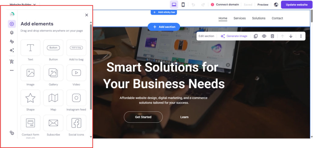 AI Website Builder: Hostinger VS SitesGPT 8